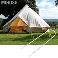 Mihosg Ground Staple  U Shaped Nail Tent Nails 4PCS for Garden Greenhouses Grasslands