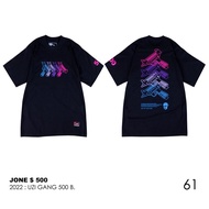 เสื้อยืดใหม่เสื้อยึด JONE500 รุ่น UZi GANG  รุ่นพิเศษS-3XLS-5XL