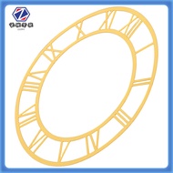 Wall Clock Round Mirror Circle Stickers Decorative