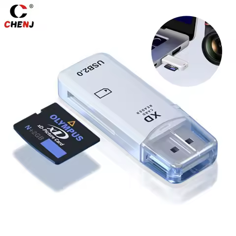 XD Picture Card Reader USB 2.0 Memory Adapter For Olympus Fuji Cameras Type C To Micro Usb Type C Ot