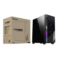 # GIGABYTE AORUS C500 GLASS - Mid Tower T.G PC Case with 4 Pre-installed ARGB Fans #