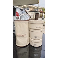 3 Layer Bento Lunch Box Set with Thermal Lunch Bag