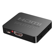 HDMI Splitter 1 in 2 out, Duplicate to Dual Monitors/Displays TV at Max 4k 30Hz with Audio for HDMI 