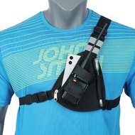 ABBREE Harness Chest Front Pack Pouch Holster Carry Bag for Baofeng UV-5R UV-13 PRO UV-9R BF-888S TY