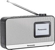 Panasonic RF-D15EG-K Portable Digital Dab+/FM Radio with Bluetooth, 2.4" TFT LCD Display, 1W 5cm Spe