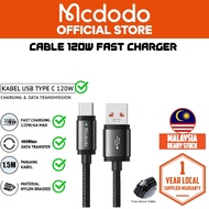 【1Yr Warranty】 MCDODO CA-473 6A USB Data Cable QC4.0 120W Super Fast Quick Charging Cable