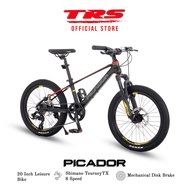 TRS Picador Aluminum Mountain Bike - Shimano 1x8 Speed (20")