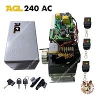 AGL 240 GREY AC SLIDING AUTOGATE SYSTEM NYLON/METAL GEAR (FULL SET without  GEAR RACK)- AUTOGATE ONL