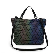 Black Luminous Issey Miyake BAOBAO 2-way Sling Bag / Shoulder Bag / Tote Bag