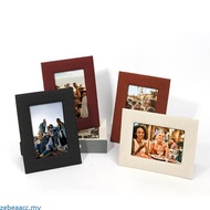 zebeaacc 8x6inch Leather Photo Frame Rustics Decoration for Tabletop or Wall Display Horizontal and 