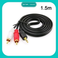 2 in 1 audio cable Speakers Cable Aux to RCA cable