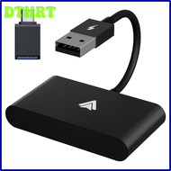 DTHRT Wireless Carplay Adapter แบบมีสายไปยัง Wireless Carplay สําหรับ Apple / USB A / TYPE-C Dongle Plug And Play ซ็อกเก็ต USB Car Car Adapter NDTJR