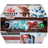 Bakugan Baku-Gear 4-Pack, Ramparian Ultra with Baku-Gear and Fused Trox x Nobilious Ultra Collectibl