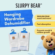 SLURPY BEAR Hanging Wardrobe Dehumidifier Moisture Absorber | Cabinets, Toilet, Curtain Rod | Thirst