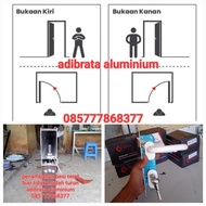 pintu aluminium acp full baru 80x200