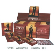 Capsx Lubricated Condom 003 3's