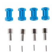 RC 1/10 Upgrade Aluminum 25mm Extension Adapter Alloy Hub Hex 12mm for RC Crawler Axial SCX10 RC4WD 