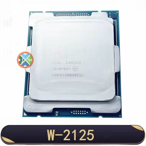 Xeon W-2125 CPU 14 Nm 4-Cores 8-Threads 4.0GHz 8.25MB 120W Processor W2125 LGA2066 for C422 Motherbo