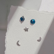Vacanza | Sterling Silver | Customized Universe Profound Meaning ‧ All ‧ Sterling Silver Earrings Fi