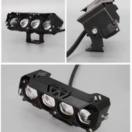 MATA Car Motorcycle LED Lights Laser LED Shooting Lights D2 D3 Transformer 4 Eyes Spotlight SQL Mini