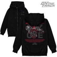 Original Men's Zipper Hoodie | Original Branded | Hoodie Toyota Supra Mk4 2jz-gte Machine | 2jz Blan