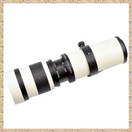 (KYSB) 420-800mm Telephoto Zoom Lens Manual Zoom Lens SLR Camera Lens Suitable for Cameras