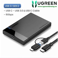 Ugreen 60735 inch USB Sata 5Gbps hard drive case (6TB support)