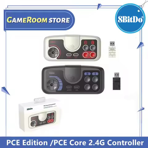 8BitDo PCE Core 2.4G Wireless Gamepad Controller for PC Engine Mini PC Engine CoreGrafx Mini TurboGr
