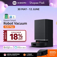 Xiaomi Smart Robot Vacuum X20 MAX / X20 PRO | Extendable Mop Arm | Hair-Cutting Brush | Hot Water Wa