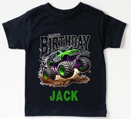 Monster Truck Birthday Shirtfamily Birthday Truck Shirtbirthday Boy Monster Truck Shirtmonster Truck