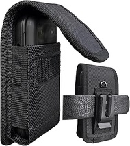 Flip Phone Case with Belt Clip and Loop, Durable Oxford Cloth Pouch Holster for TCL Flip Go Pro Clas