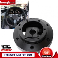 Houglamn Steering Wheel Short Hub Adapter  101H High Hardness 6 Hole Spacer Perfect Fit Increased Ha