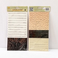 Prima Marketing 12"x12" Cardstock Alphabet Stickers Almanac