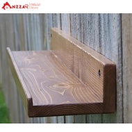 Kệ gỗ treo tường trang trí nhiều kích thước, kệ trang trí Anzzar, decor phòng ngủ, phòng khách, than