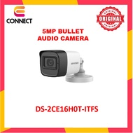 【READY STOCK】HIKVISION CCTV DS-2CE16H0T-ITFS 5MP Analog Turbo Full HD 1920P 3.6mm EXIR Audio Mic Out