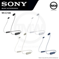 Sony Wireless Earphones WI-C100 In Ear Headphones with Microphone Black White Blue Cream WIC100 WI C100