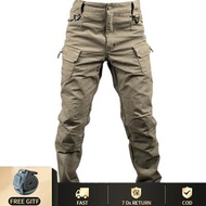 IX7 IX9 100% Cotton Stretch Fabric Multi-function City Sports Pants Men's Cargo Pants Men's Casual M