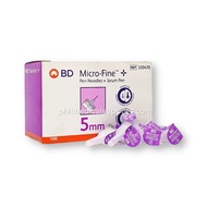 BD Micro-Fine Plus=BD Ultra-Fine Pro 31G 5mm Insulin Pen Needles - Jarum Pen Insulin
