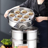 Commercial Electric Steamer Stainless Steel Steamer Multi-Layer Household Electric Steamer Large Cap
