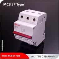 Broco Electrical 17516C MCB 3 PHASE 16A