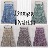 [ New 01 ] DAHLIA FLOWER Motif Plisket Skirt / DAHLIA FLOWER Motif Mayung Skirt