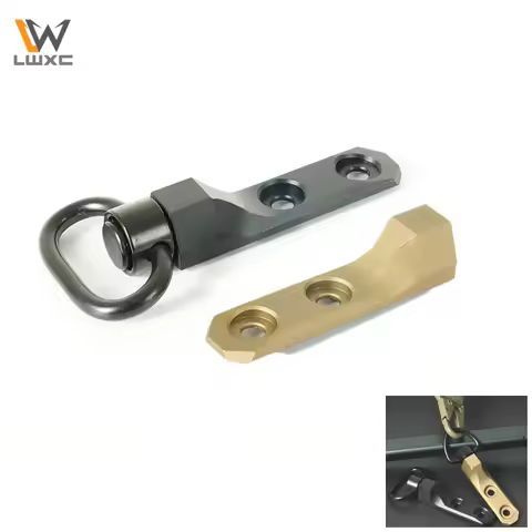 CNC Tactical Gear KAC QD Sling Mount Quick Release M-LOK Rail QD Swivel Adapter 1.25 Inch QD Airsoft