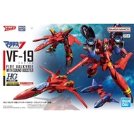 BANDAI HG 1/100 Macross Delta Macross Frontier VF-19 CUSTOM FIRE VALKYRIE WITH SOUND BOOSTER