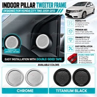 AMAZING HONDA CITY TMO 2009-2013 CAR INDOOR TWEETER FRAME COVER GARNISH ACCESSORIES