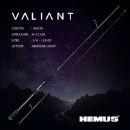 HEMUS VALIANT II 180CM 6-12LB FUJI ROD