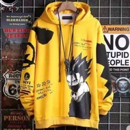 Anime HOODIE Men's HOODIE sweater fleece Teenage sweater