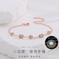 Send Girlfriend Small Waist Design Feel ins Hand Accessories Niche Pure Silver Simple Birthday Gift 