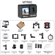 Ourlife 5K30FPS Action Camera IPS Touch LCD EIS 170° DVR 30M Waterproof Remote Control 5X Zoom Helme