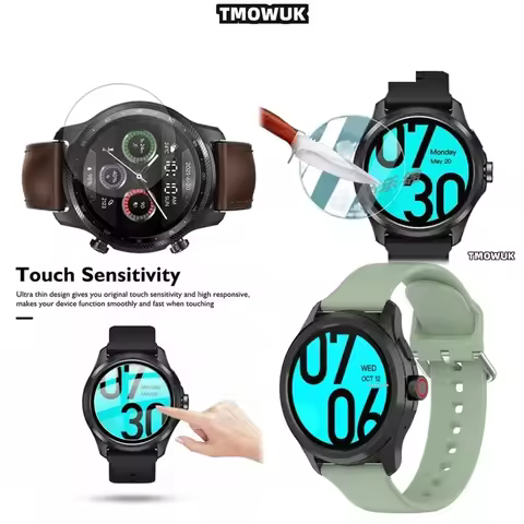 For TIC Watch Pro 5 Pro5 Enduro, Advanced 9H Glass Film, HD Clarity, Anti-Scratch
