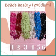 ✍ ▧  Beads Rosary (Medium size) Already blessed infront of Quiapo church